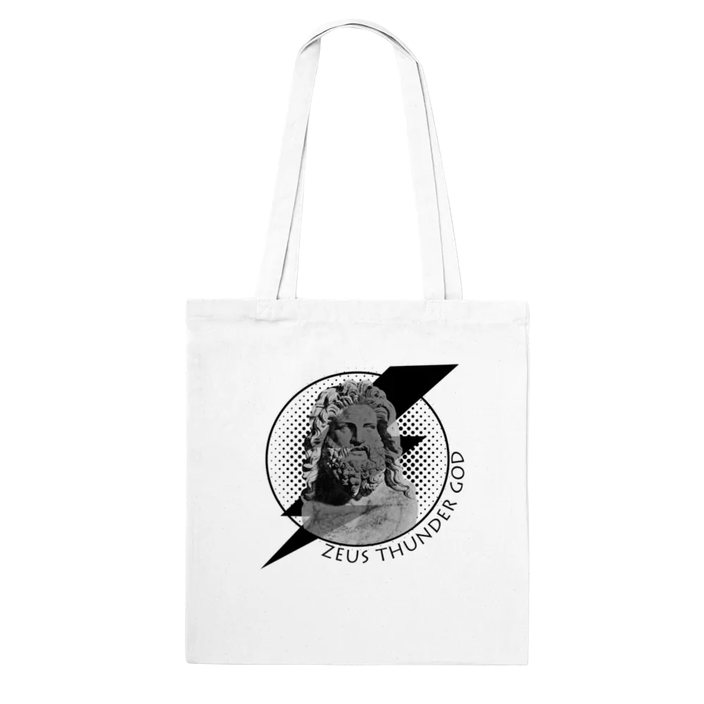 Ancient Origins Tote Bag - Zeus Thunder God