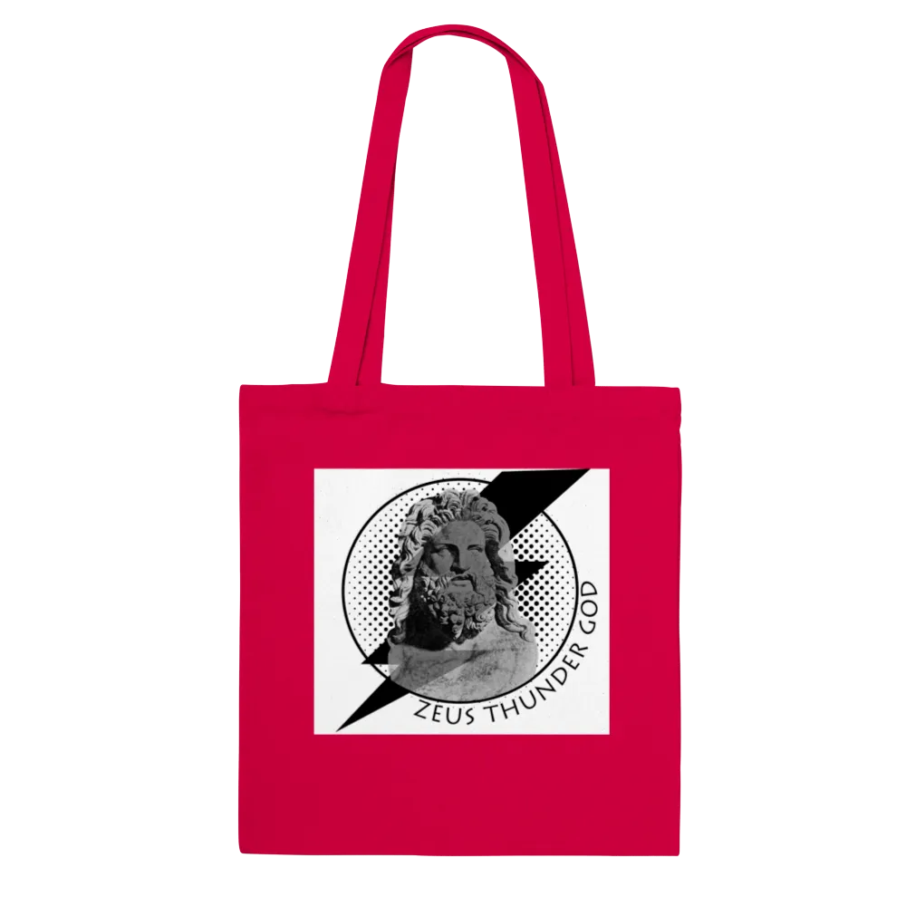 Ancient Origins Tote Bag - Zeus Thunder God