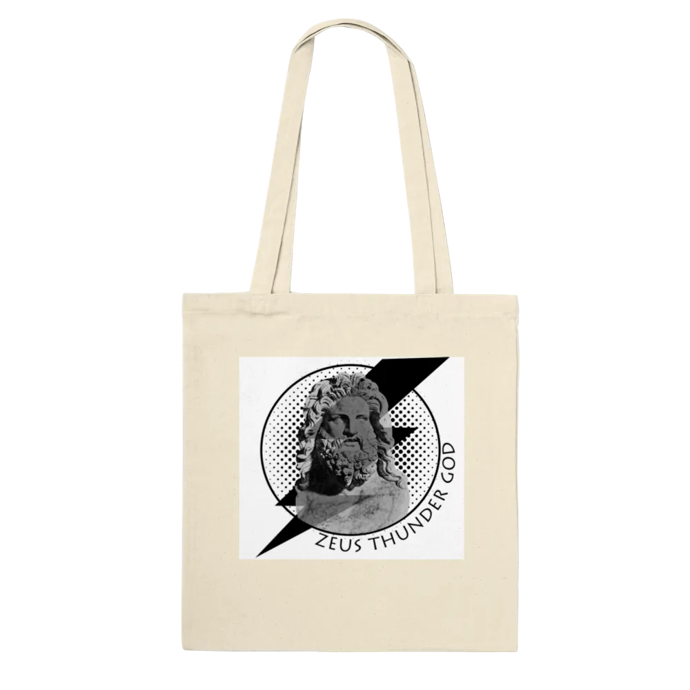 Ancient Origins Tote Bag - Zeus Thunder God