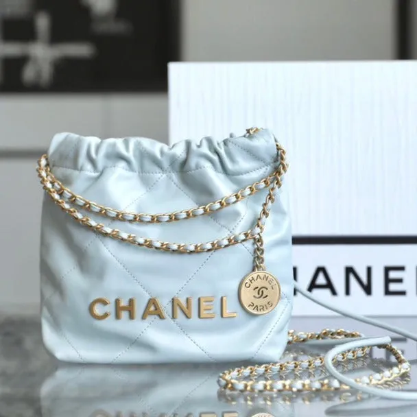 ANTIBA BLUE 22 Virtual reality Easy communication 20CM CHANEL LIGHT BAG HOBO