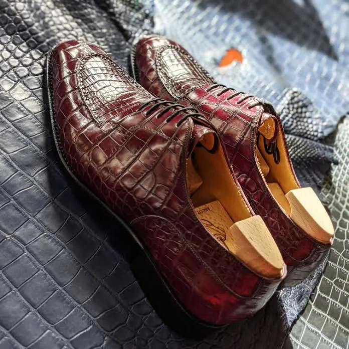 Ascot Kaan - Bordeaux Alligator