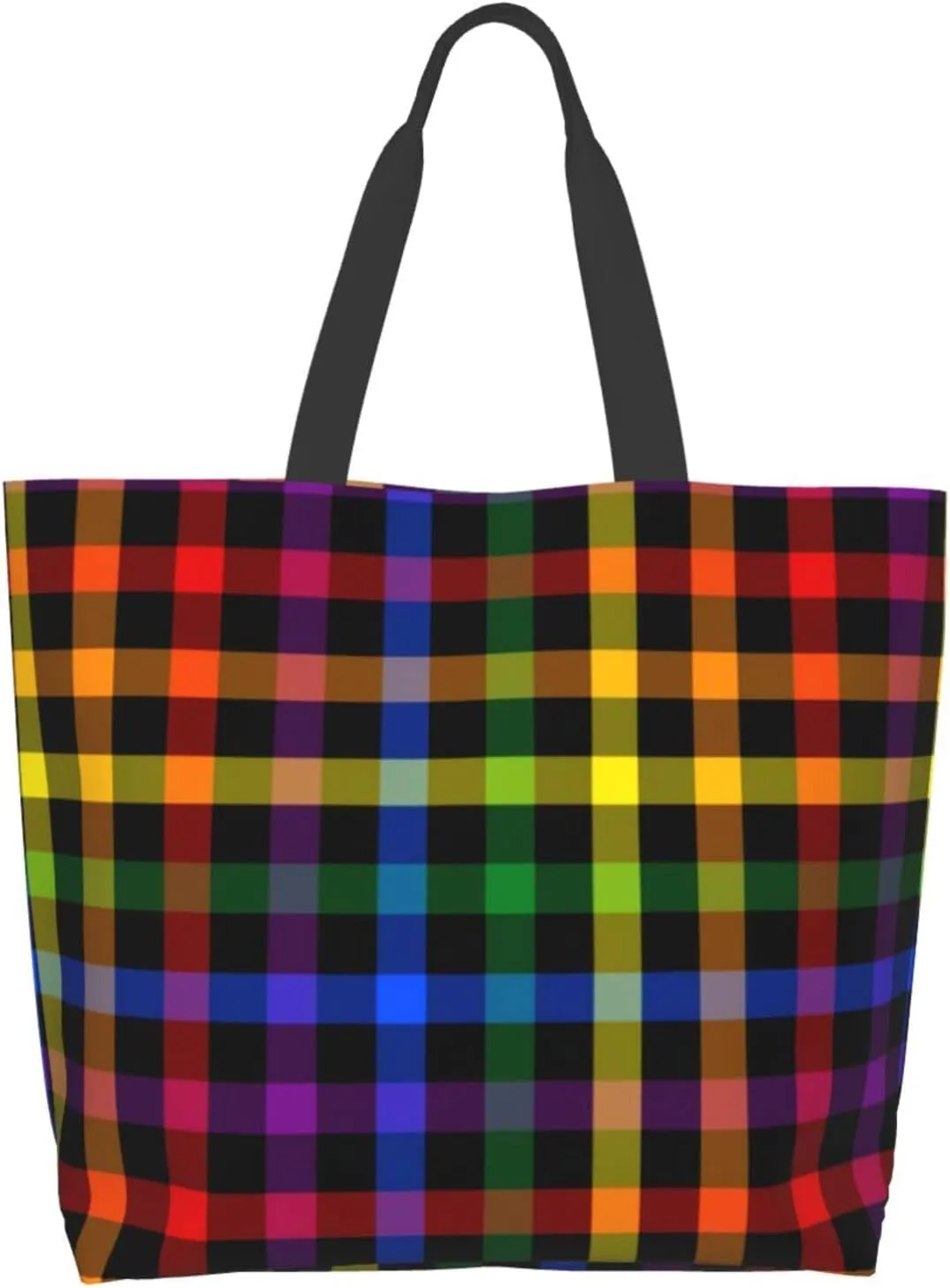 ASYG Cute Rainbow LGBT Gay Pride Women Tote Bag Large Shoulder Bag Top Handle Handbag For Shopping, Work, Travel