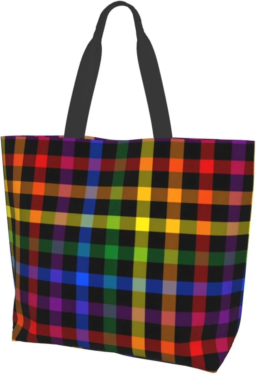 ASYG Cute Rainbow LGBT Gay Pride Women Tote Bag Large Shoulder Bag Top Handle Handbag For Shopping, Work, Travel