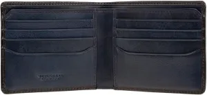 Atelier Collection Milo Leather Wallet RFID AT58, Burnish Blue (Burnish Blue)