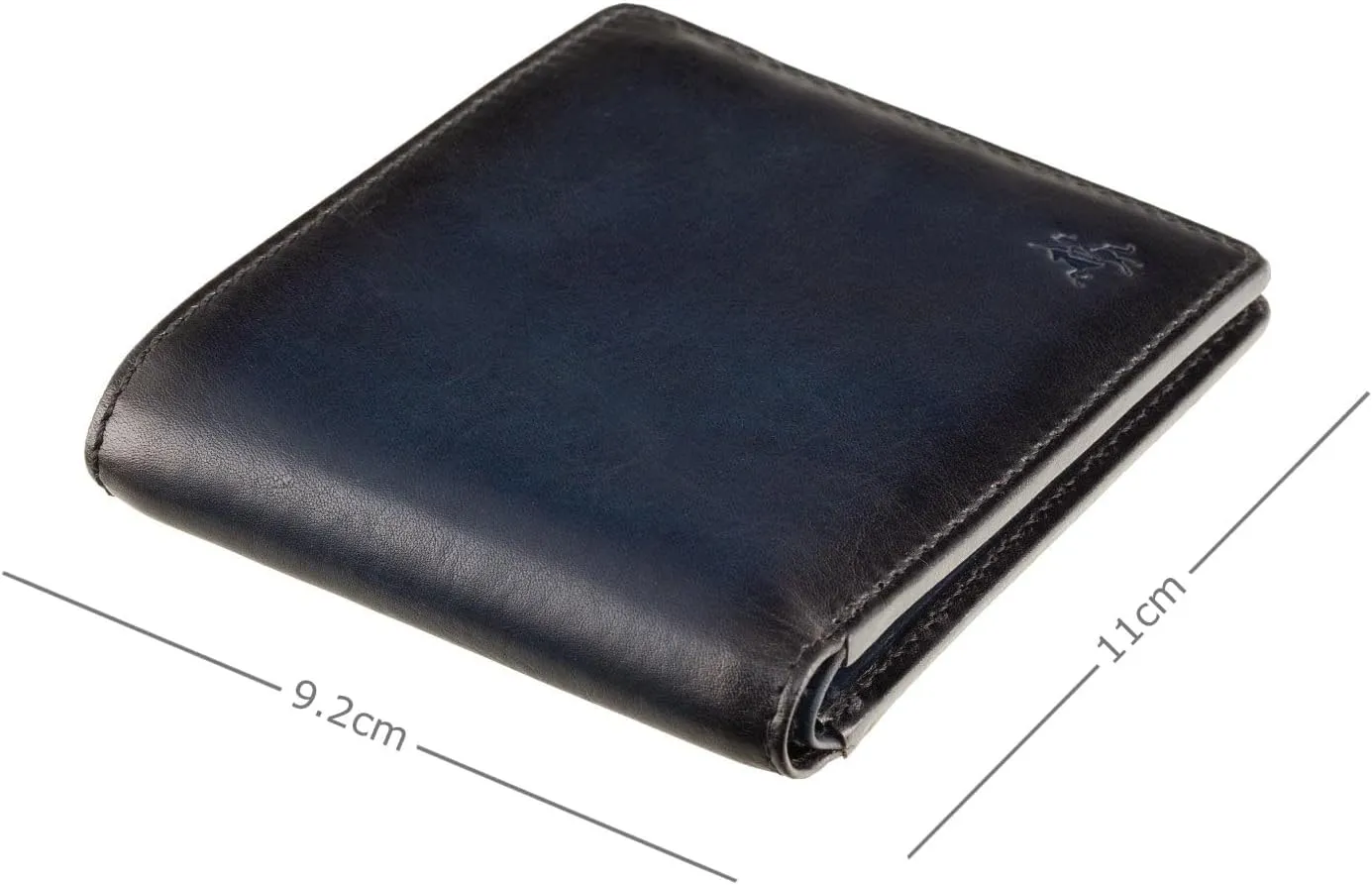 Atelier Collection Milo Leather Wallet RFID AT58, Burnish Blue (Burnish Blue)