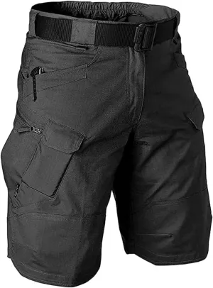 AUTIWITUA Men's Hiking Cargo Shorts Waterproof Outdoor Work Shorts for Men Lightweight Tactical Shorts（No Belt