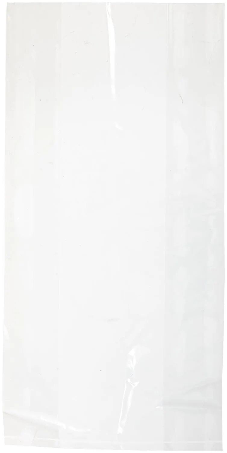 Aviditi 6" x 3" x 12" Gusseted Poly Bags, 1.5 Mil, Clear Open Top with Expandable Sides for Packaging Parts, Food and Supplies, (Case of 1000)