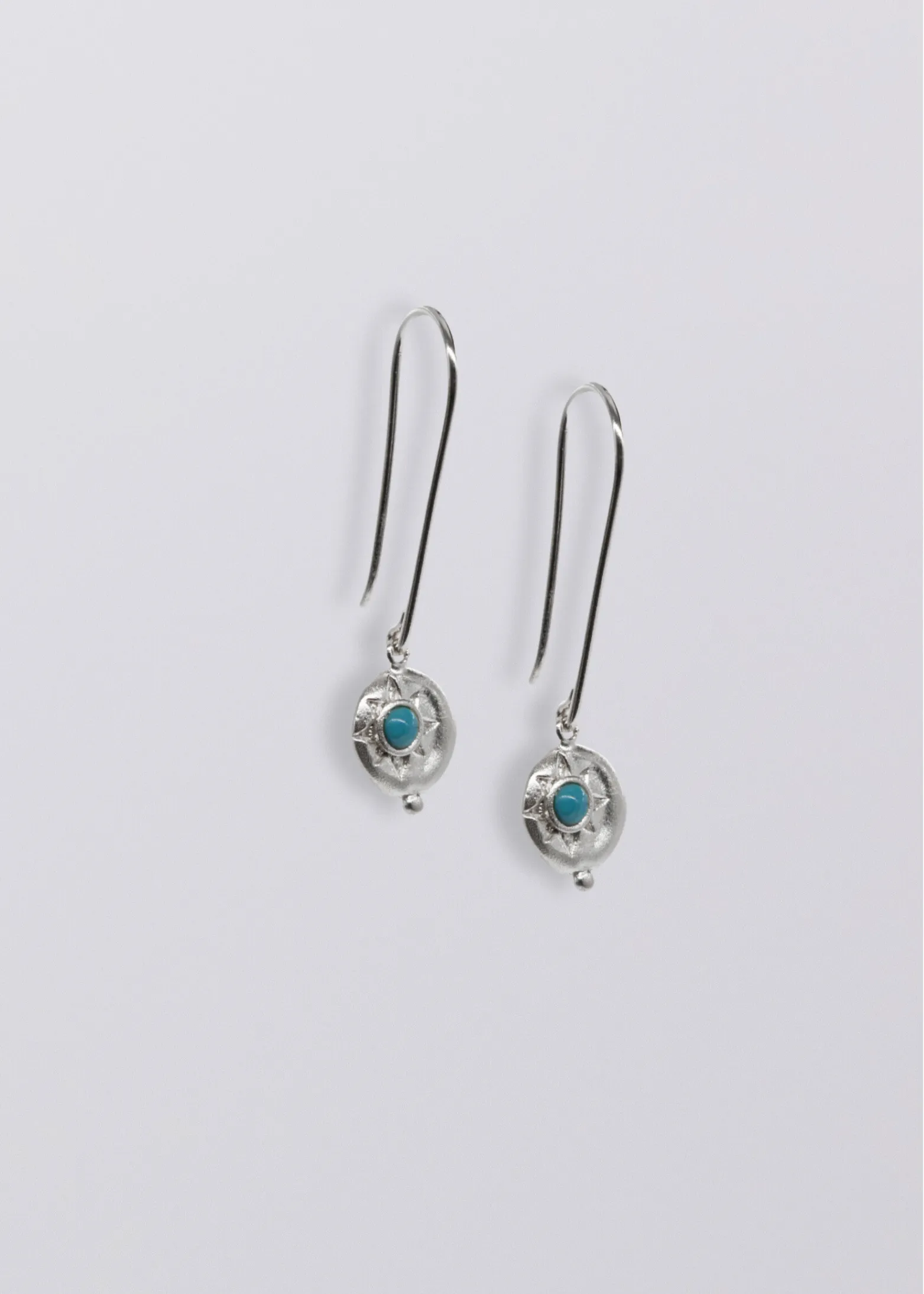 Azure Coin Drop // Recycled Silver