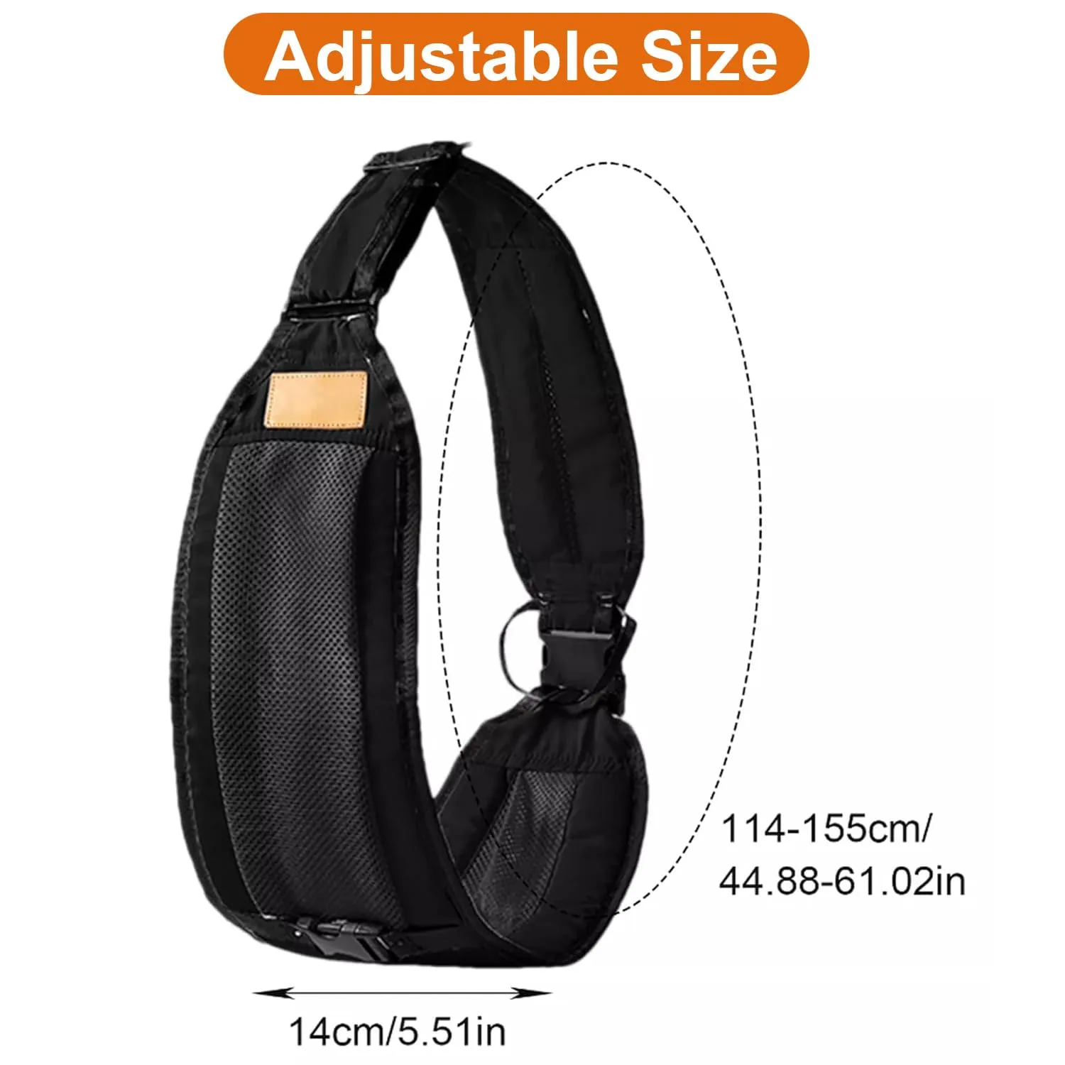 Baby Sling Carrier Toddler Carrier One Shoulder Adjustable Shoulder Strap Labor-Saving Baby Sling 10-45lbs(Grey,Mesh)