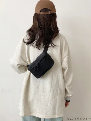 BagForLove - Compact Minimalist Black Waist Bag