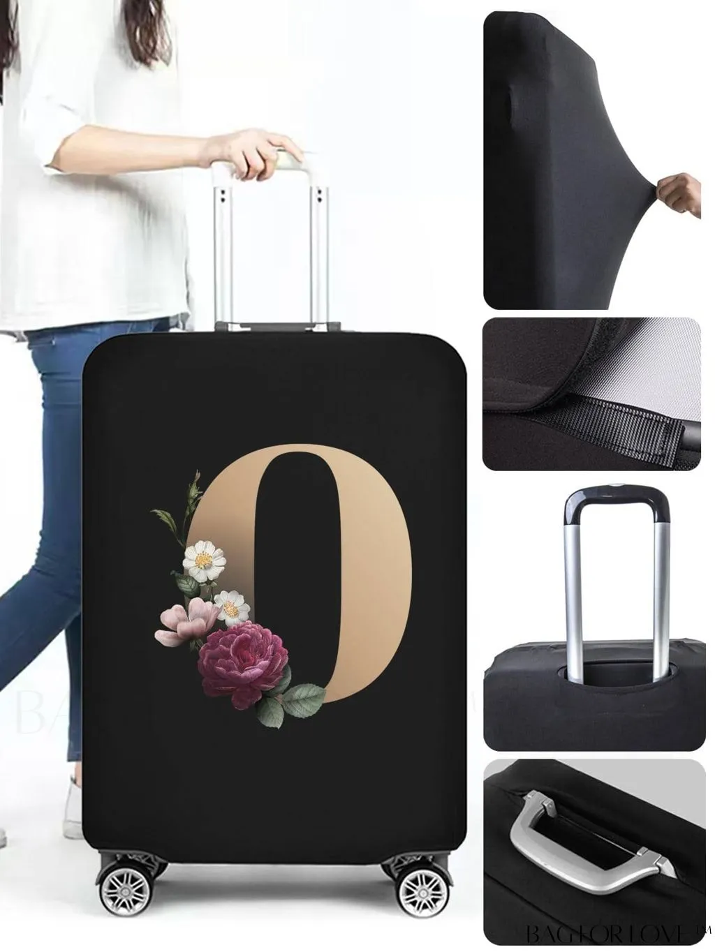 BagForLove - Premium Suitcase Protective Cover - Travel Essential for 26-28 Inch Suitcases