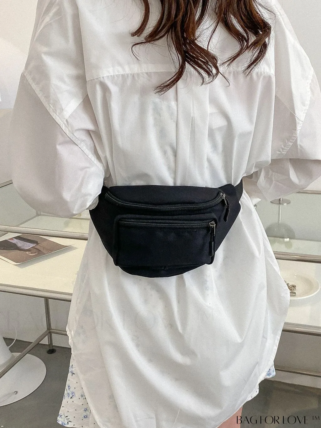 BagForLove - Premium Zippered Waist Bag: Modern and Sleek Design