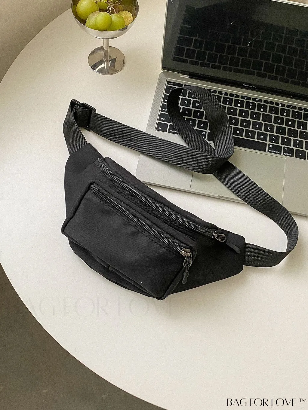 BagForLove - Premium Zippered Waist Bag: Modern and Sleek Design