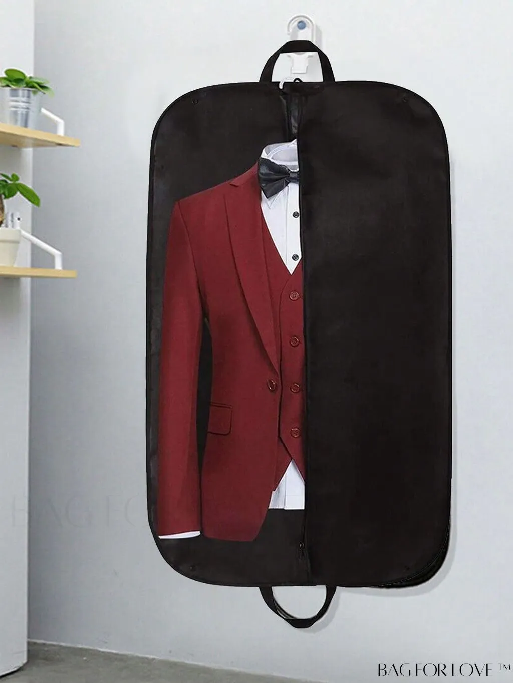 BagForLove - Transparent Clothing Dust Covers - Set of 5, for Wedding Dresses, Suits, and Coats