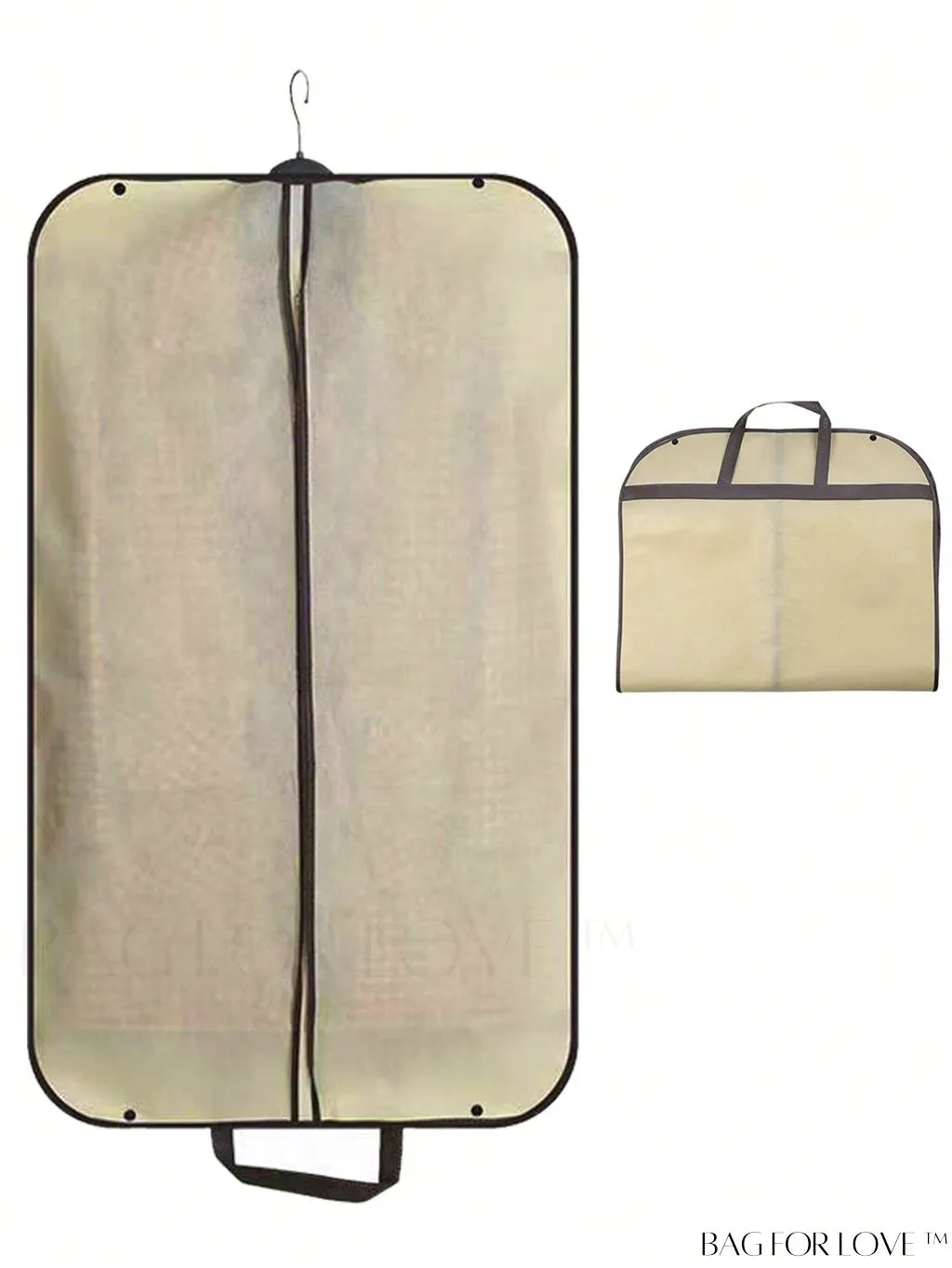 BagForLove - Transparent Clothing Dust Covers - Set of 5, for Wedding Dresses, Suits, and Coats