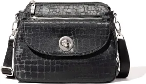 Baggallini Calais Crossbody Bags for Women 9.5"x7" Travel Handbag Purse w/RFID Front Wallet Lightweight Water-Resistant