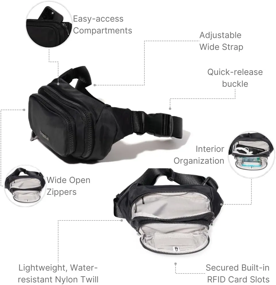Baggallini Women's On The Go Belt Bag Waist Pack