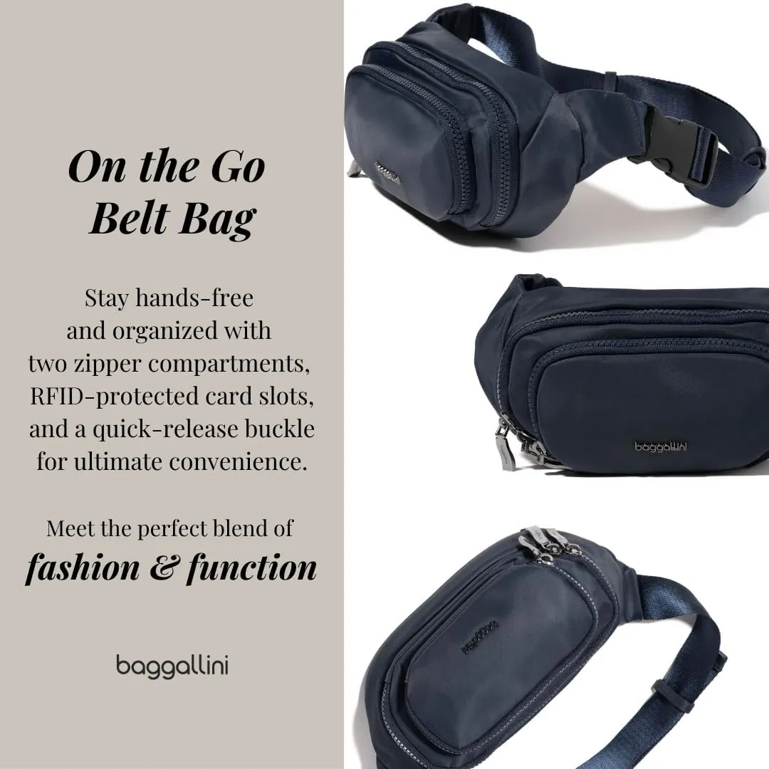 Baggallini Women's On The Go Belt Bag Waist Pack