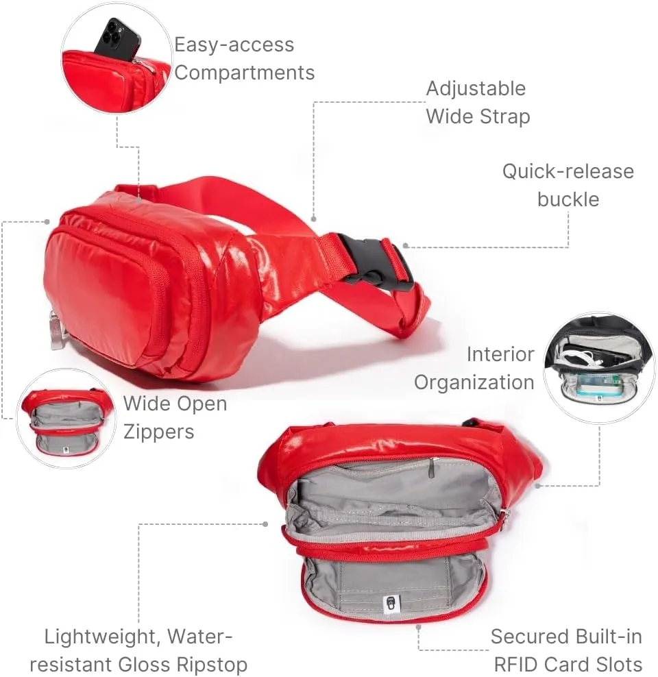Baggallini Women's On The Go Belt Bag Waist Pack