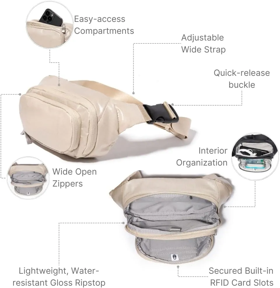 Baggallini Women's On The Go Belt Bag Waist Pack