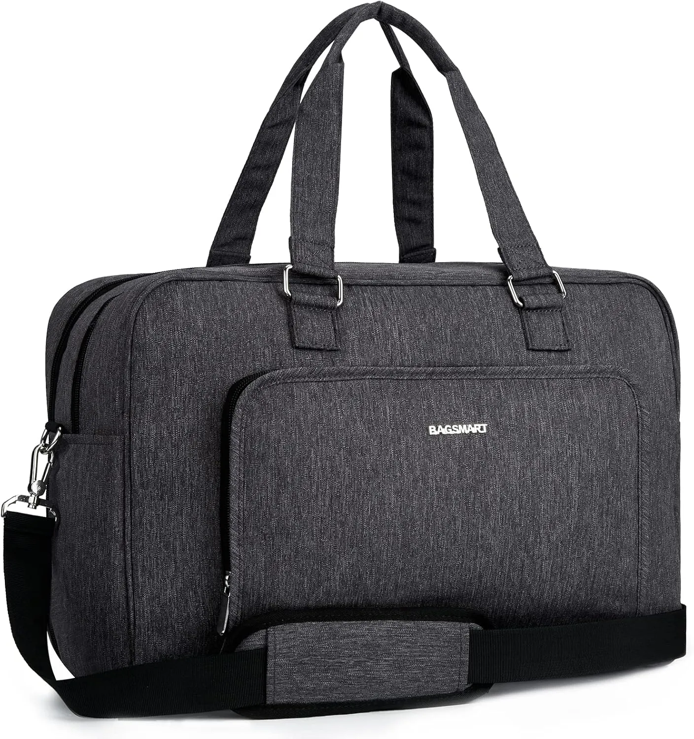 BAGSMART Weekender Bags for Women, Travel Duffle Overnight Bag Personal Item Bag with Shoe Bag for Travel Essentials