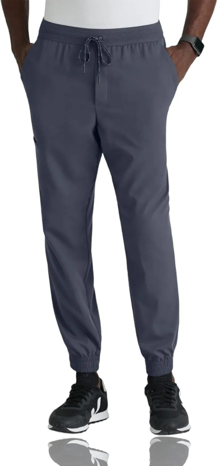 BARCO Grey's Anatomy Spandex Stretch Direct - Striker Scrub Jogger for Men, Elastic Waist Band Men's Scrub Pant
