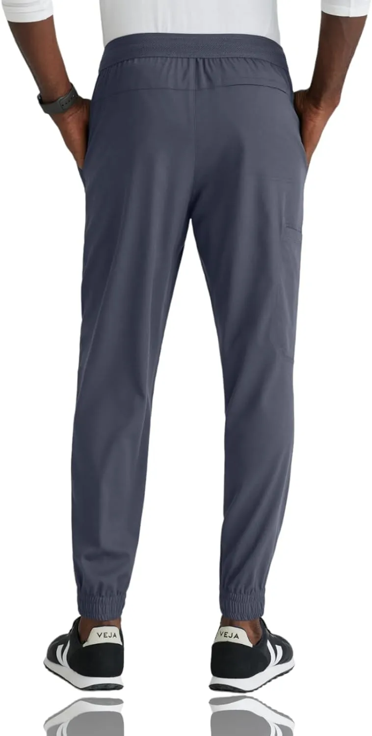 BARCO Grey's Anatomy Spandex Stretch Direct - Striker Scrub Jogger for Men, Elastic Waist Band Men's Scrub Pant