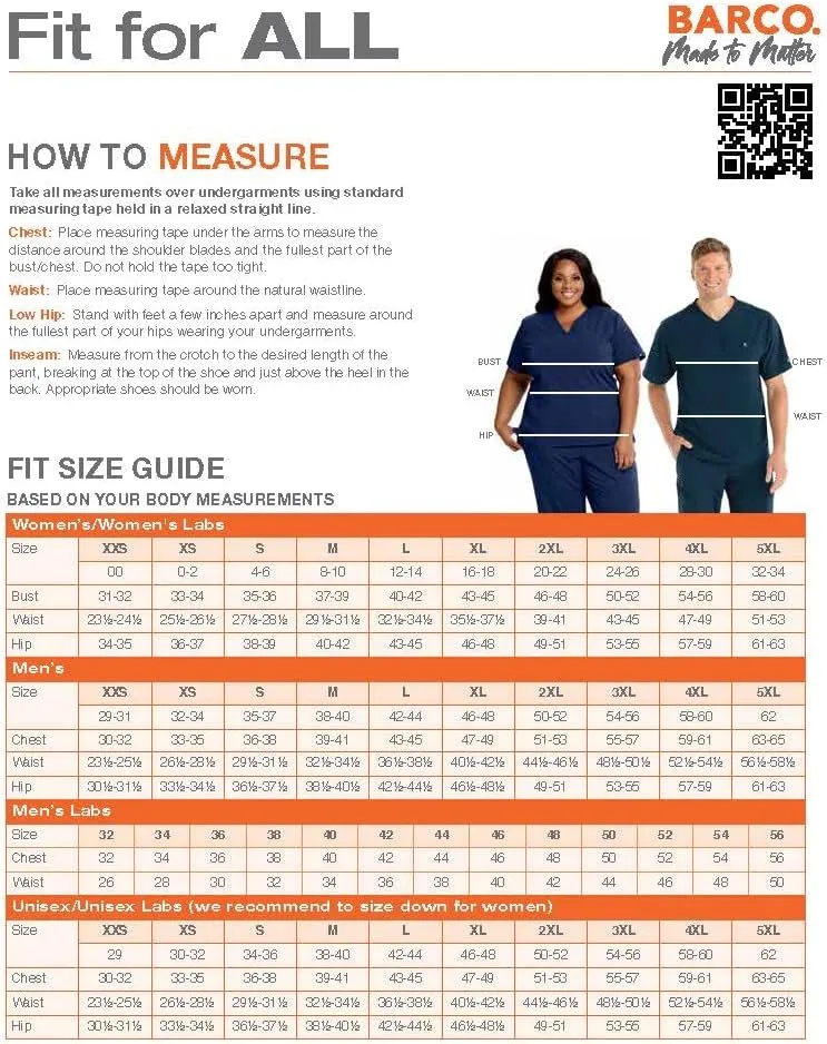BARCO Grey's Anatomy Spandex Stretch Direct - Striker Scrub Jogger for Men, Elastic Waist Band Men's Scrub Pant