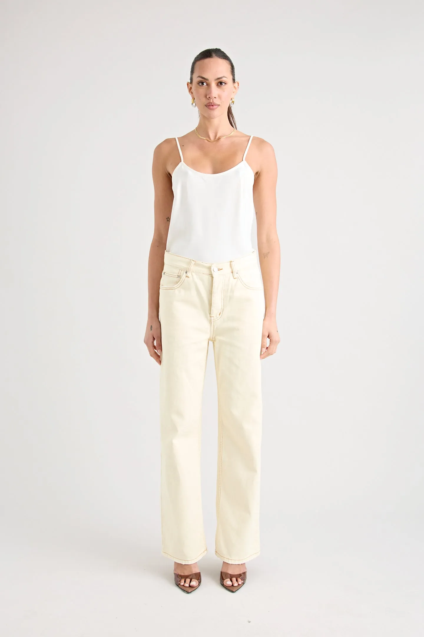 BAYSE BRAND | PERRY DENIM PANT| ANGORA