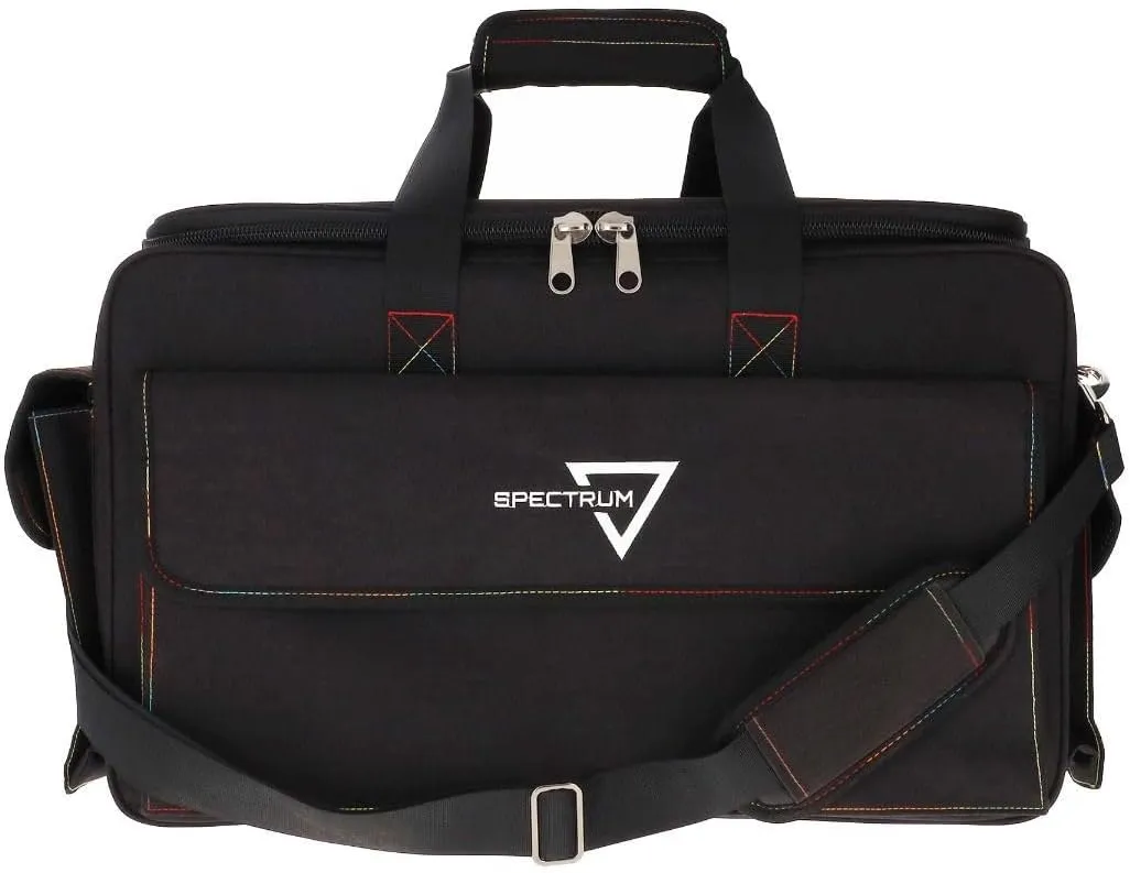 BCW Spectrum Board Game Bag | Durable Duffle for 6-8 Board Games | Expandable Pockets & Storage | Comfortable Removable Shoulder Strap | Easy Top & Side Access