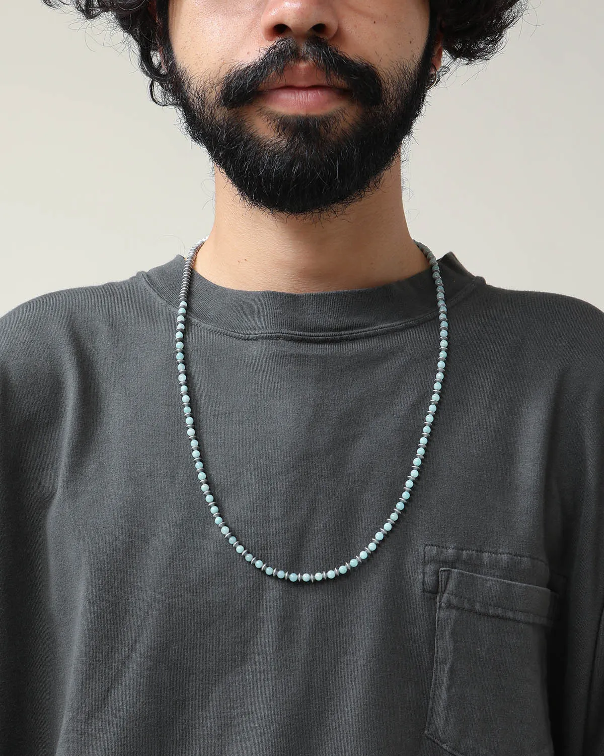 BEADS NECKLACE STONE