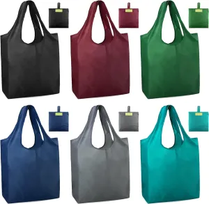 BeeGreen Gifts Bags Foldable Reusable Grocery Bags Large Reusable Snack Bags Holiday Gifts Cloth Bags With Handles Tote Bag Buiks Grocery Bags Reusable Shopping Bags