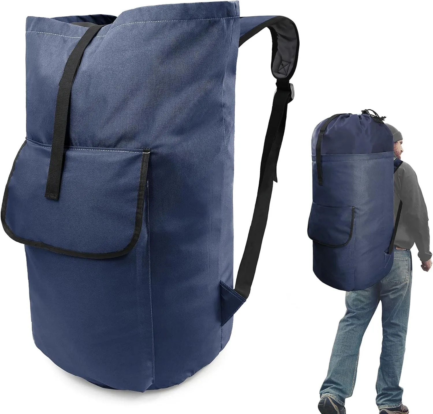 BeeGreen Laundry Backpack Bag Extra Large Heavy Duty