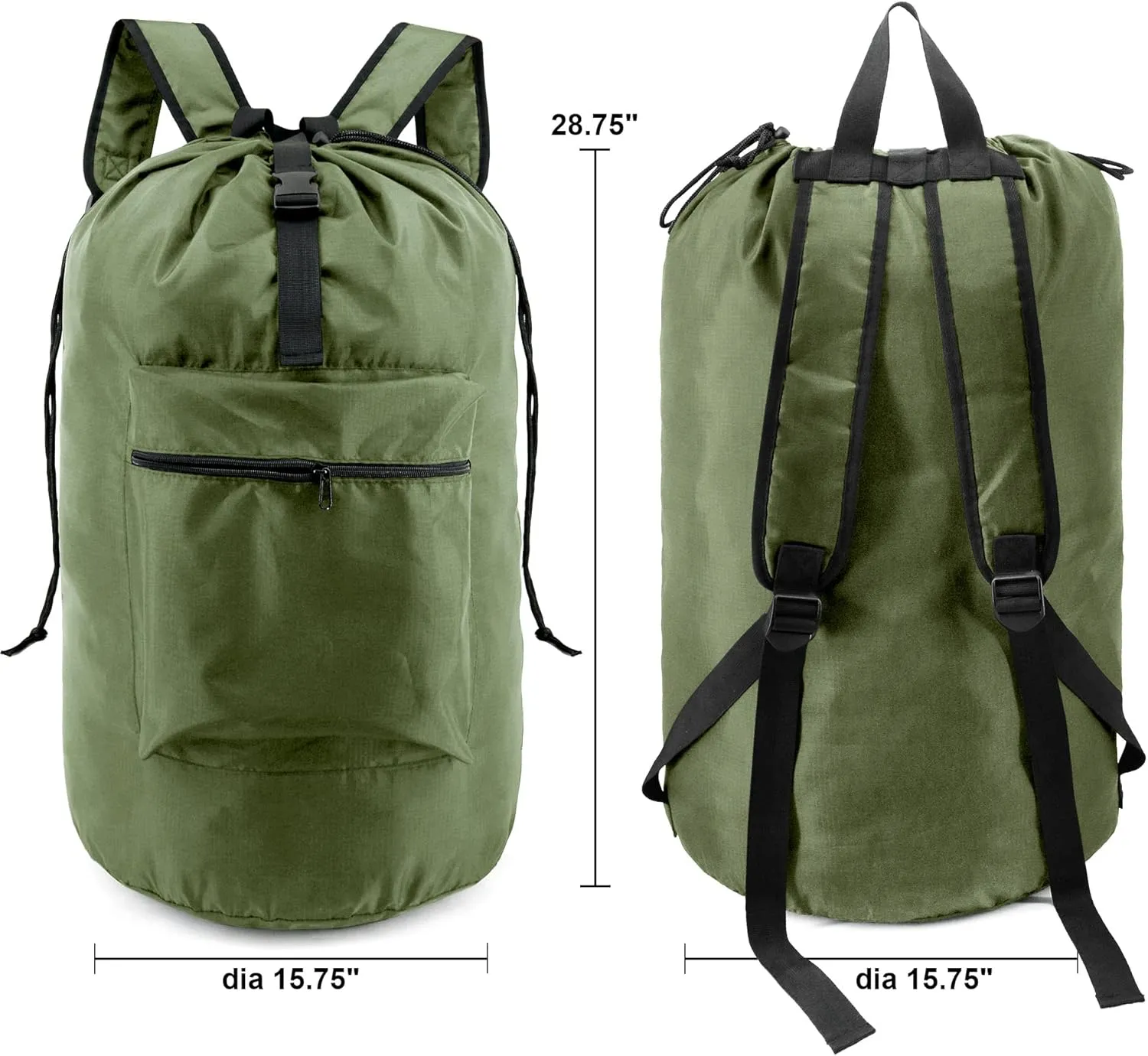 BeeGreen Laundry Backpack Bag Extra Large Heavy Duty