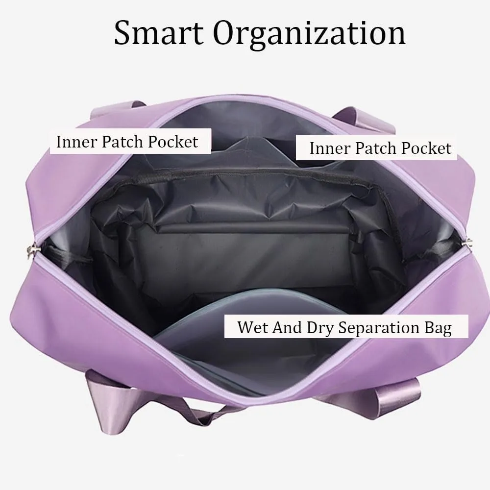 Beente Travel Bag with Wheels, 2025 New Large Capacity Travel Bag - Universal Wheel Removable, Foldie Travel Bags Expandable (Dark Blue)