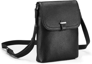 befen Genuine Leather Small Crossbody Bags for Women, Womens Cell Phone Purses Cross body Bag Purse with RFID Card Slots