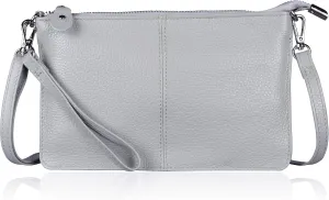 befen Genuine Leather Wristlet Clutch Wallet Purses Small Crossbody Bags for Women with RFID Blocking Card Slots