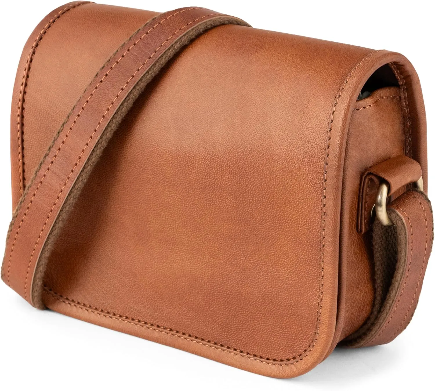 BERLINER BAGS Vintage Genuine Leather Shoulder Bag Lisbon, Crossbody Bag, Small Messenger Bag for Women