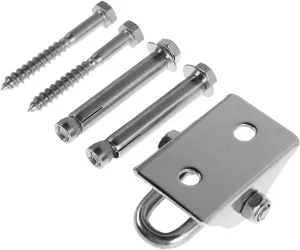 BESPORTBLE Stainless Steel Swing Hooks Set of 2 Heavy Duty Swing Hangers for Ceiling Rotating for Home Playground