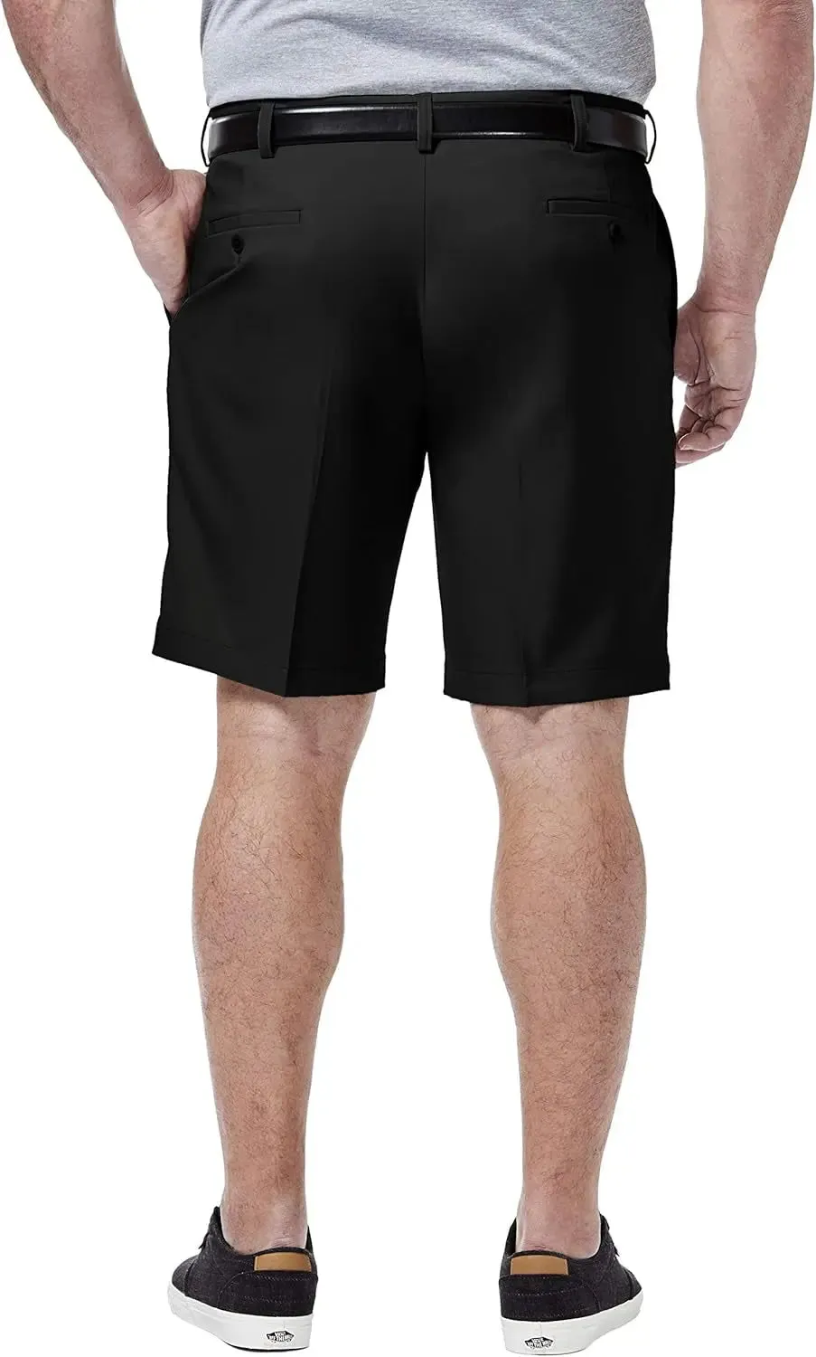 Big Men's Expandable Waist Shorts- Pleated Front