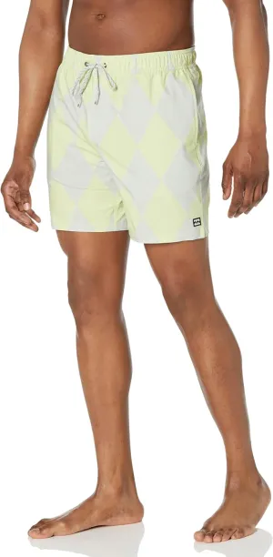 Billabong Men's Standard Elastic Waist Stretch Sundays Layback Boardshort Swim Short Trunk, 17 Inch Outseam