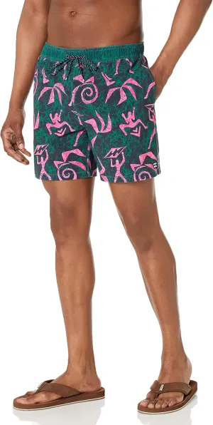 Billabong Men's Standard Elastic Waist Stretch Sundays Layback Boardshort Swim Short Trunk, 17 Inch Outseam