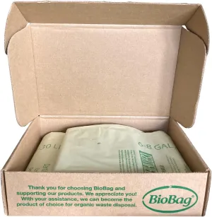 BioBag (USA) Compostable 6-8 Gallon Bag, 45 Count
