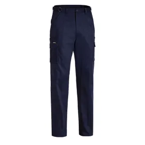 Bisley BPC6007 Cotton Drill Cargo Pants Navy