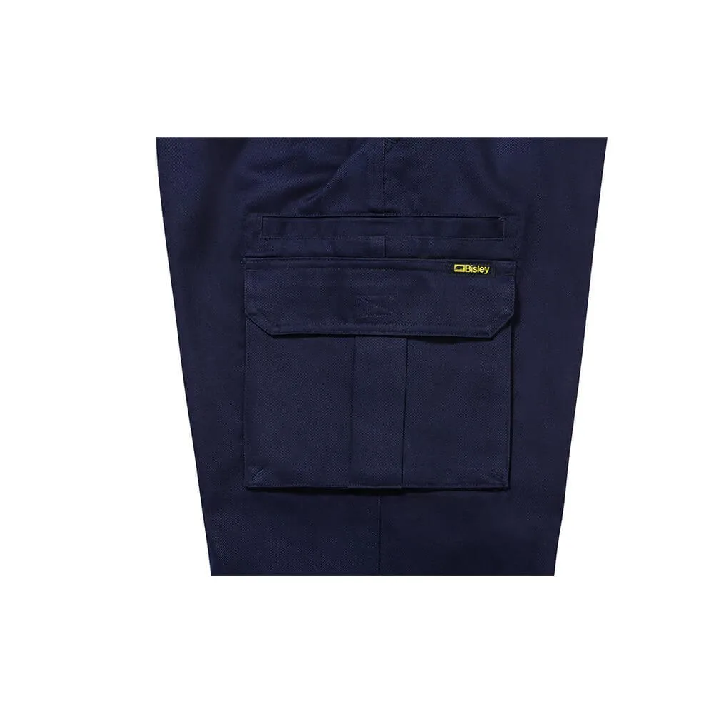 Bisley BPC6007 Cotton Drill Cargo Pants Navy