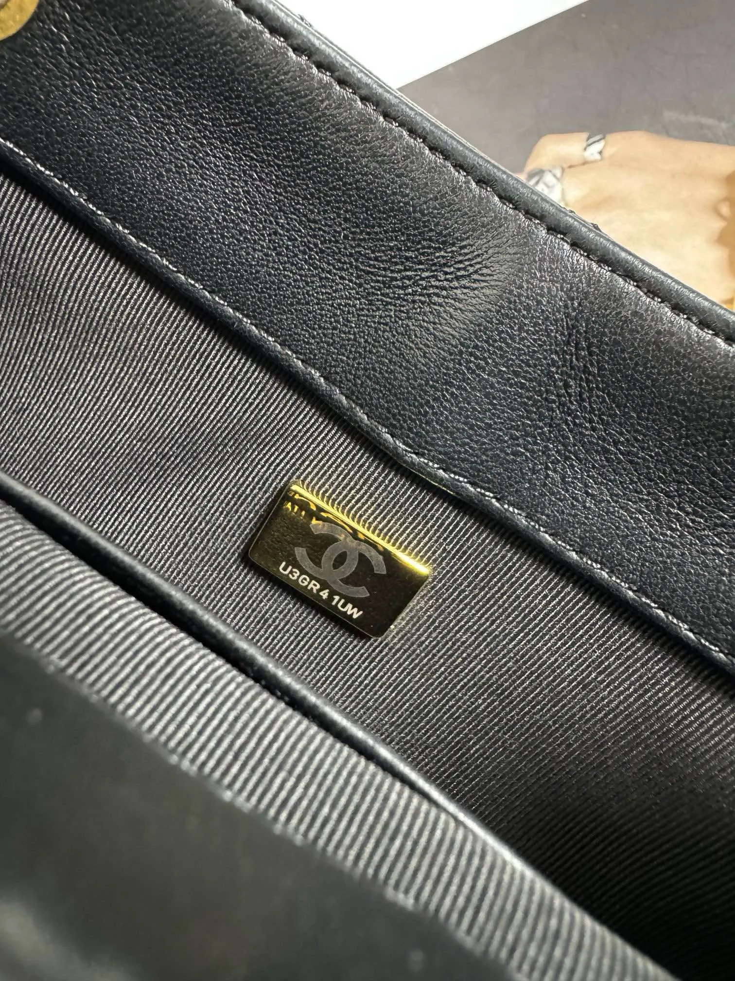 black 20cm bag gold hobo Timely delivery CHANEL hardware All-inclusive 24c lambskin