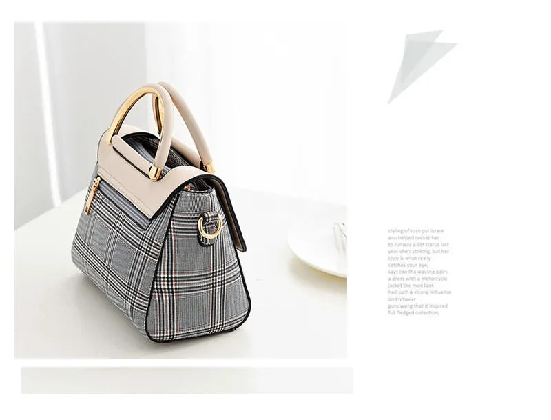 Black Button Bag