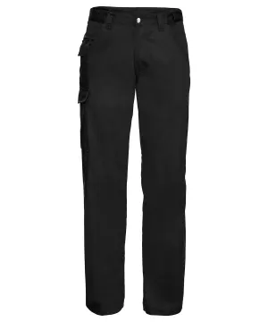Black - Polycotton twill workwear trousers