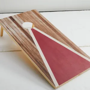 BlissHaven Premium Cornhole Board Set - Regulation Size Wood Cornhole Game, Heavy-Duty & Includes 8 All-Weather Bags