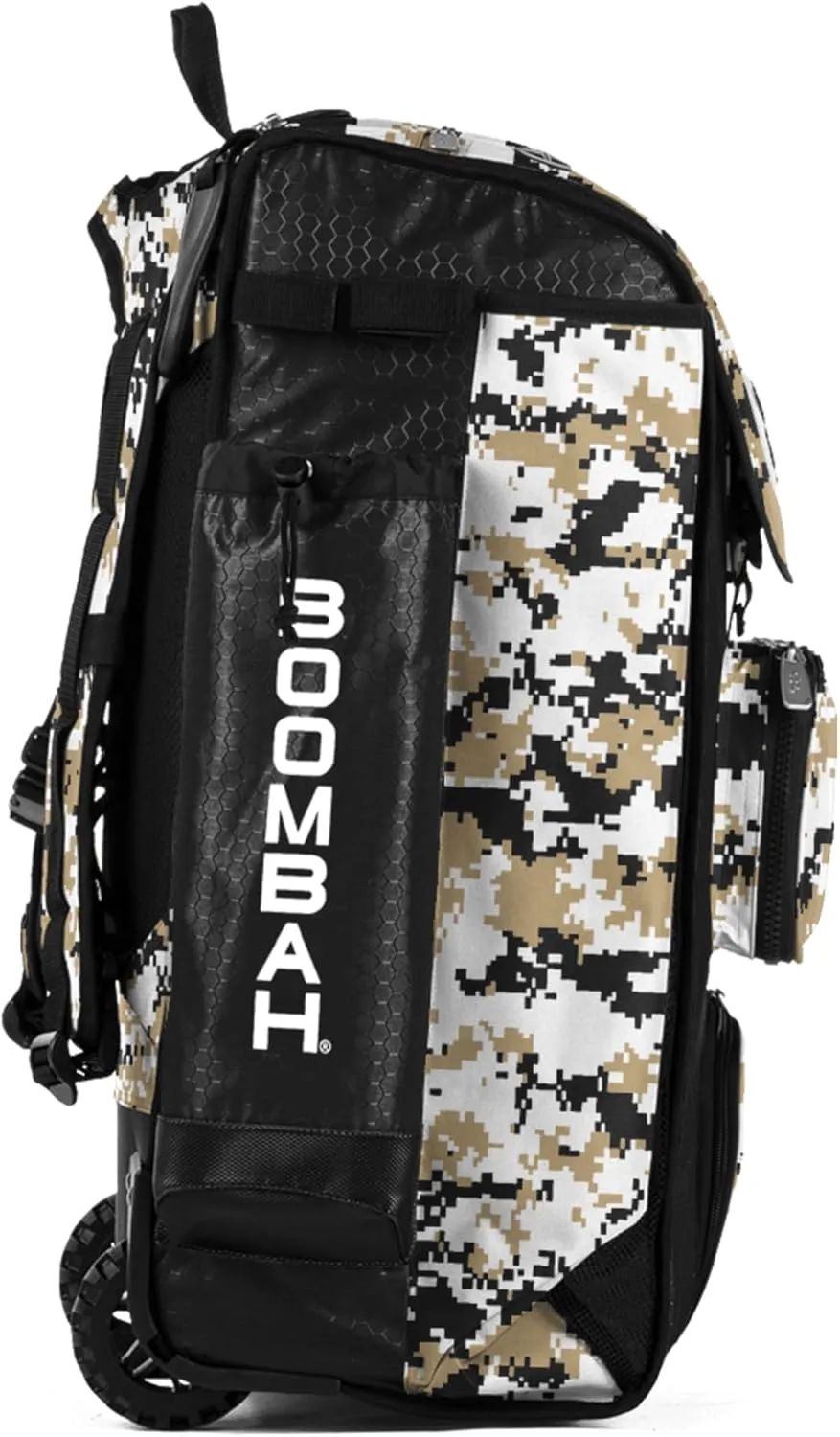 Boombah Catchers Superpack Hybrid Rolling Digital Camo Bat Bag - Multiple Colors - Wheeled & Backpack Version
